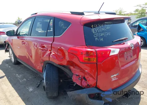 2015 Toyota Rav4 Limited из США, поврежденный, VIN JTMDFREV7FJ026154